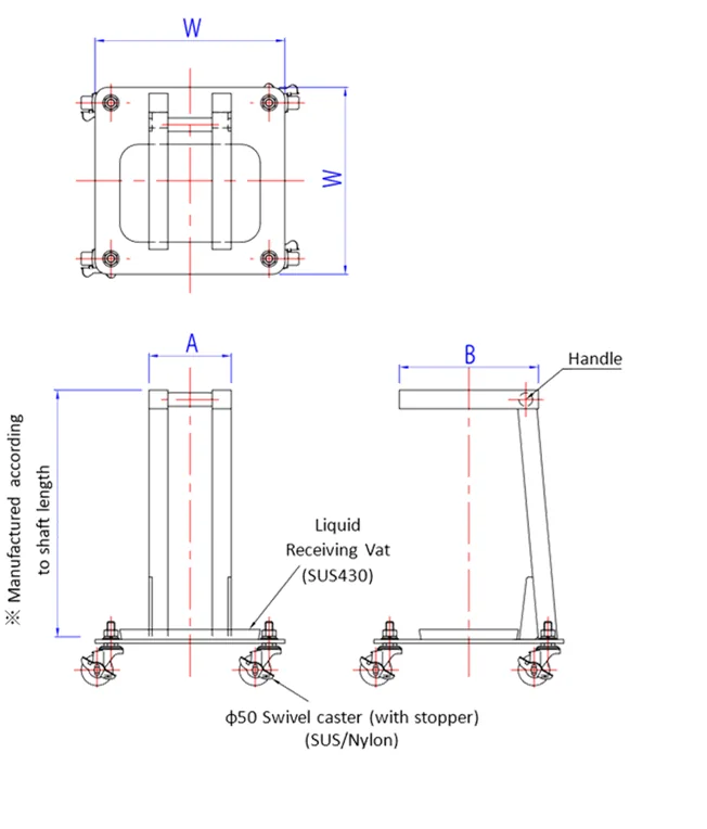 Stirrer Unit Stand-Drawing)